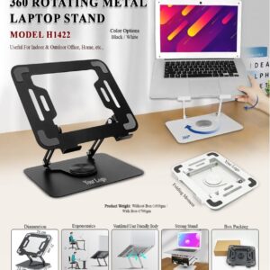 360 Degree Rotating Metal Laptop Stand H1422