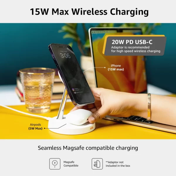 Qubo Magzap Z2 Magnetic Magsafe Wireless Charger - Image 5