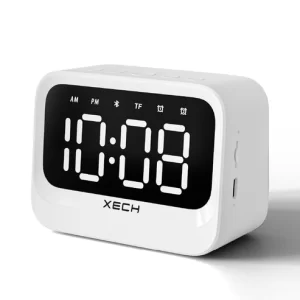 Clock with speaker