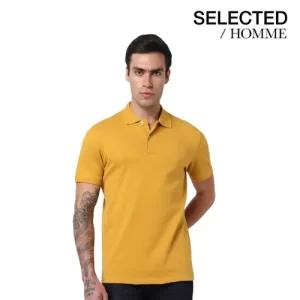 Structured Polo T-Shirt with Logo