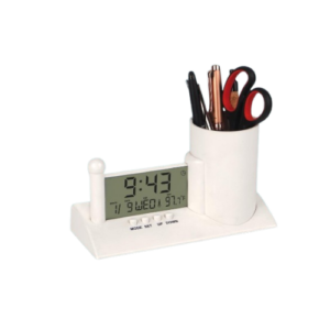 table clock with tumbler