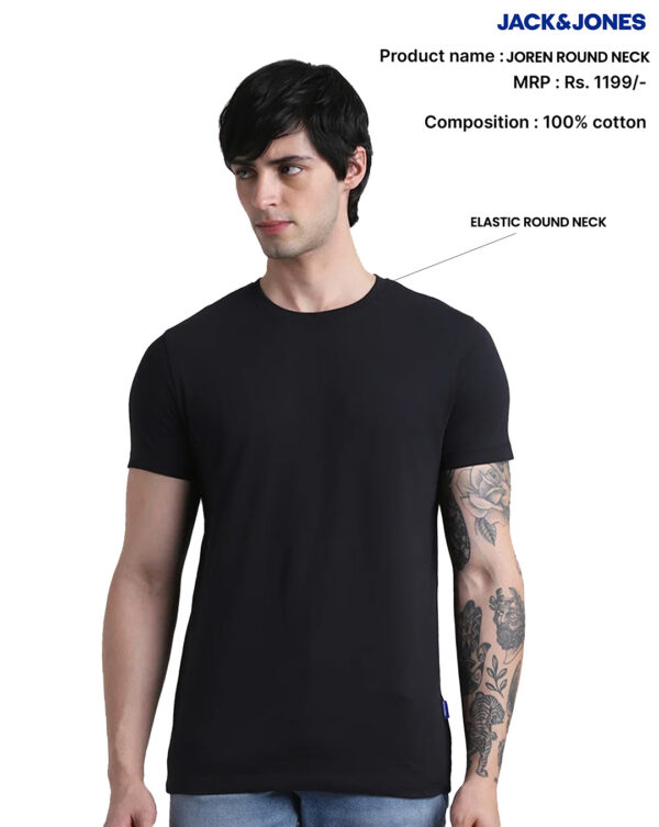 Jack & Jones Joren Premium Round Neck T-Shirts with Logo - Image 7