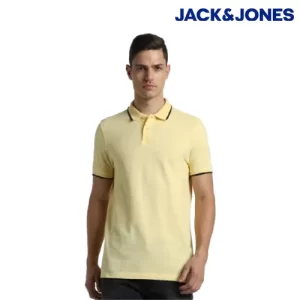 Jacquard Tipping T-Shirts with Logo