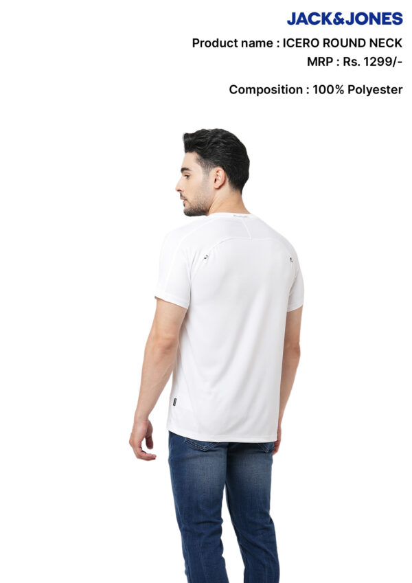 Jack & Jones- Icero Premiums Round Neck T-Shirts with Logo - Image 6