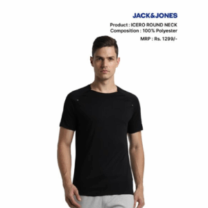 Jack & Jones- Icero Premiums Round Neck T-Shirts with Logo