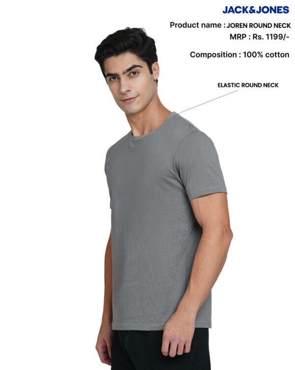 Jack & Jones Joren Premium Round Neck T-Shirts with Logo - Image 3