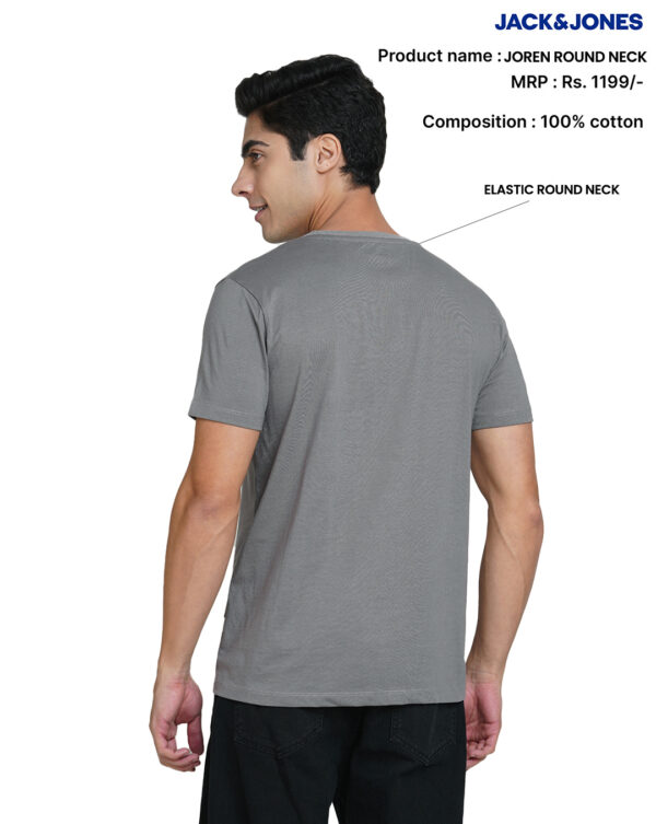 Jack & Jones Joren Premium Round Neck T-Shirts with Logo - Image 4