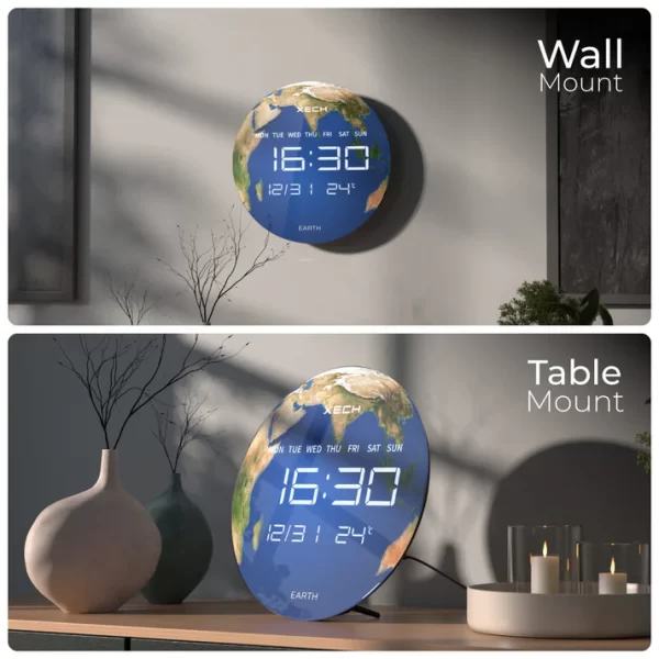 XECH-Solaris Wall cum Table Clock - Image 9