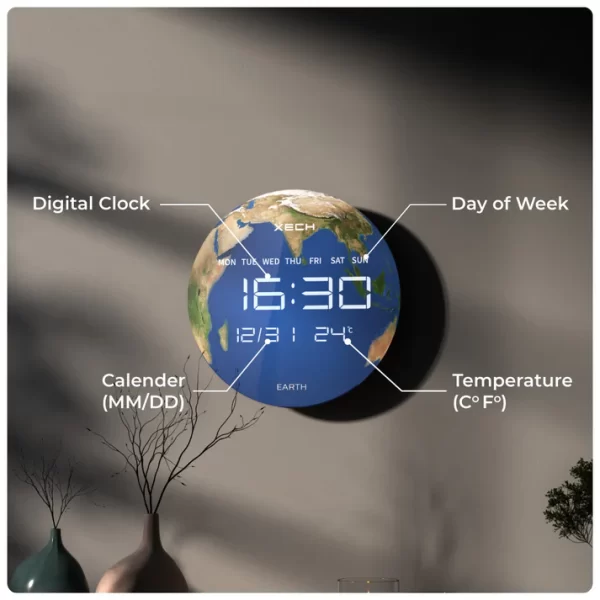 XECH-Solaris Wall cum Table Clock - Image 7