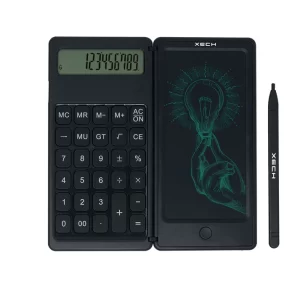 One of a kind 2 in 1 LCD E-Writer with 12 Digit Calculator