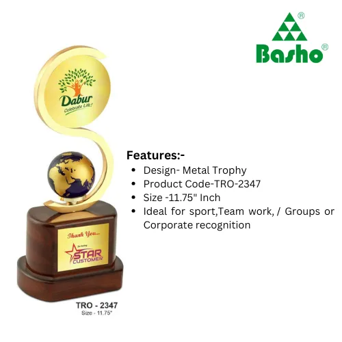 Premium 7 star Metal Trophies with Logo - Image 4
