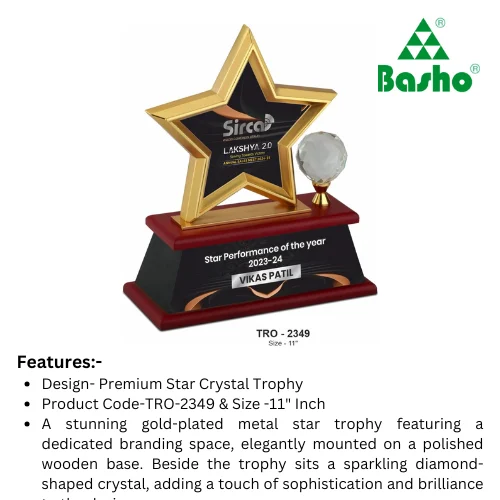 Premium 7 star Metal Trophies with Logo - Image 5