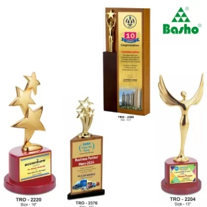 Metal Trophies with Logo