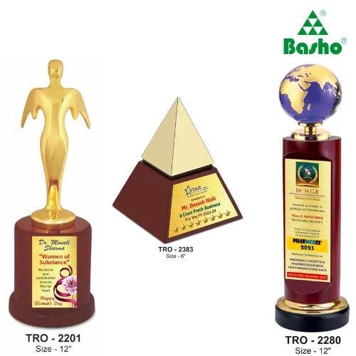 Metal Trophies with Logo