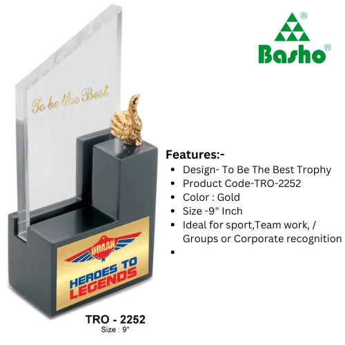 Premium Metal Trophies with Logo - Image 4