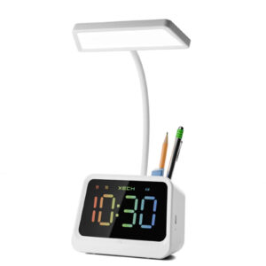 XECH Prism Table Lamp and digital clock