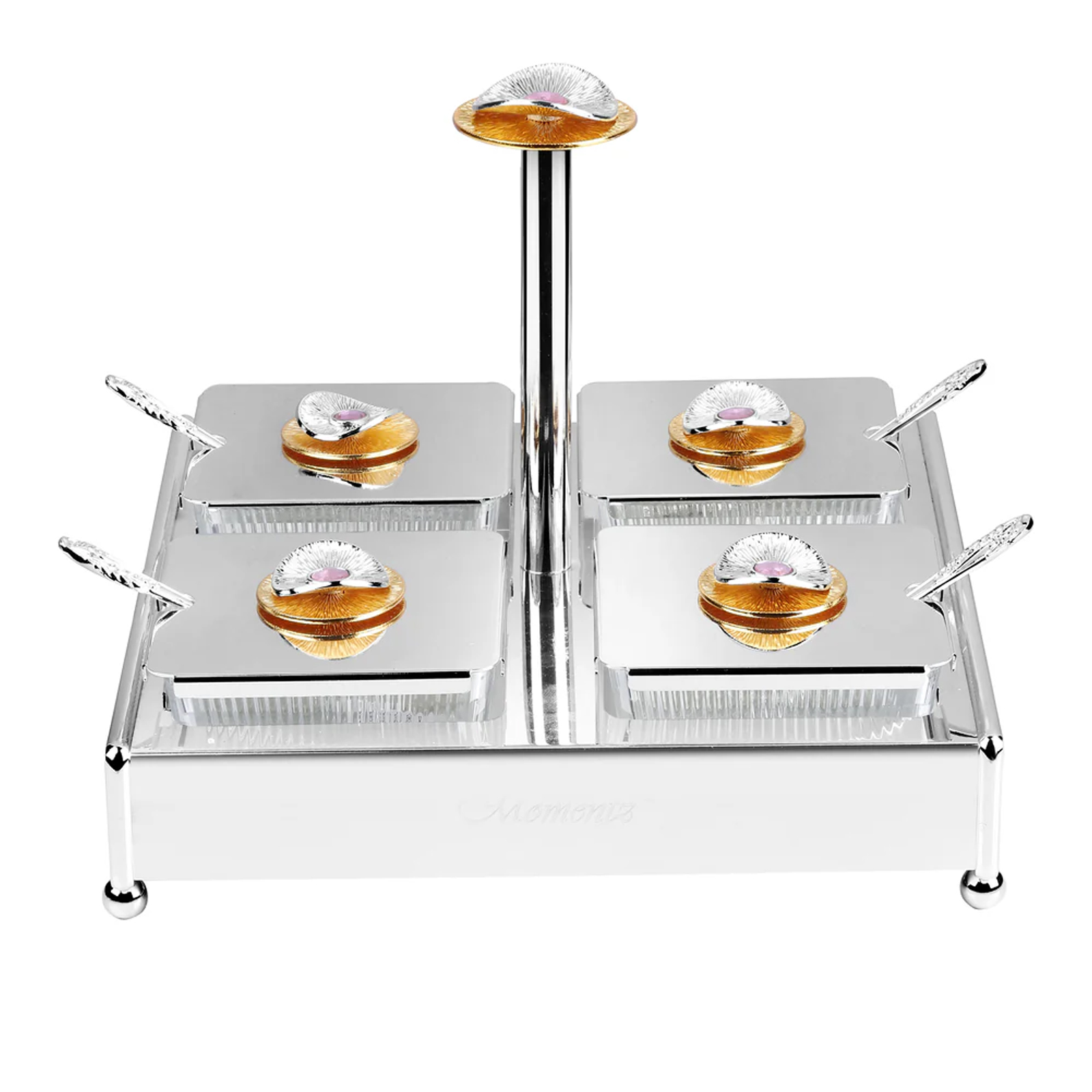 4 in 1 Regal Treasure Dry Fruits Set Dual Tone