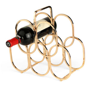 Home Décor 5-in-1 Wine Rack- Gold