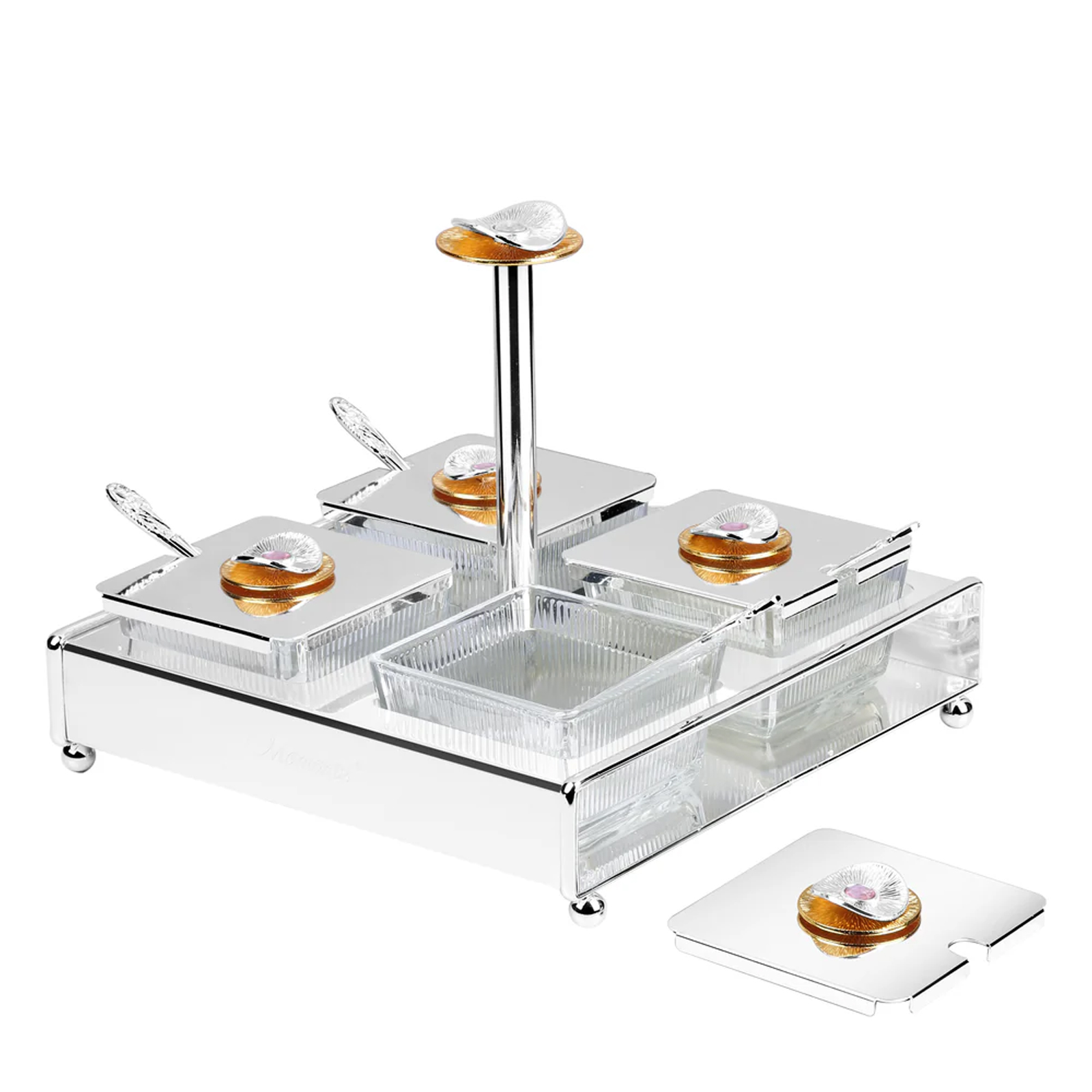 4 in 1 Regal Treasure Dry Fruits Set Dual Tone