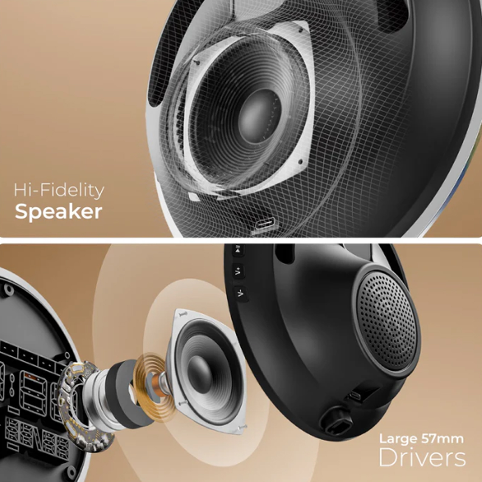 XECH Solaris X Earth Clock with Wireless Speaker - Image 5