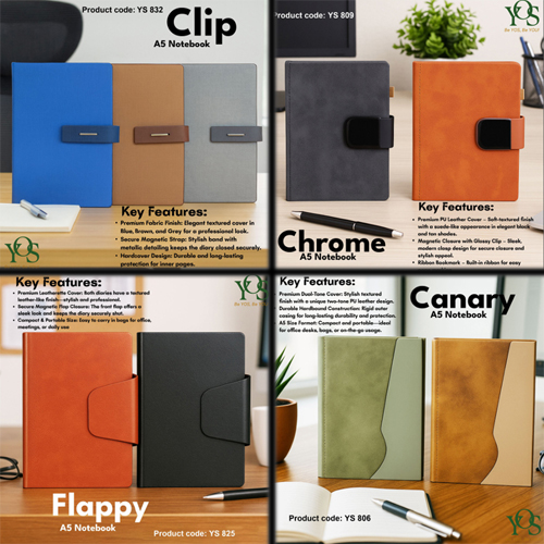 A5 Diaries Notebook Notepad With Logo