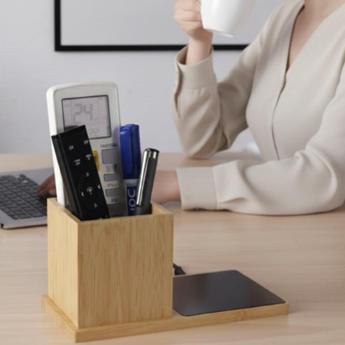 BamBrew Bamboo Large Pen stand