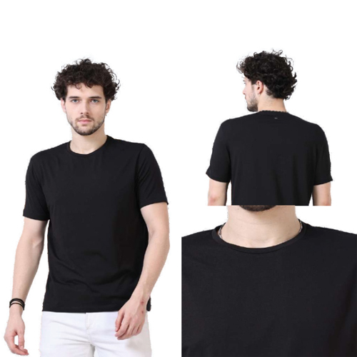 Rare Rabbit Signature Round Neck T-shirt