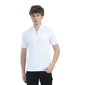 Rare Rabbit Vintage Zip Polo T-Shirt