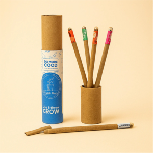 5 Plantable Paper Pen Set Eco-Friendly