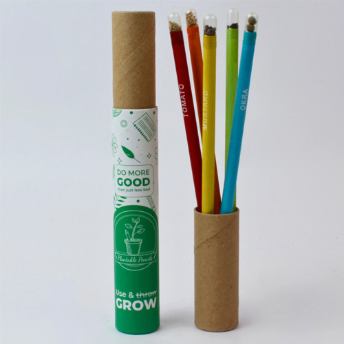 5 Plantable Pencil Set Eco-Friendly 5 Plantable Pencil Set Eco-Friendly