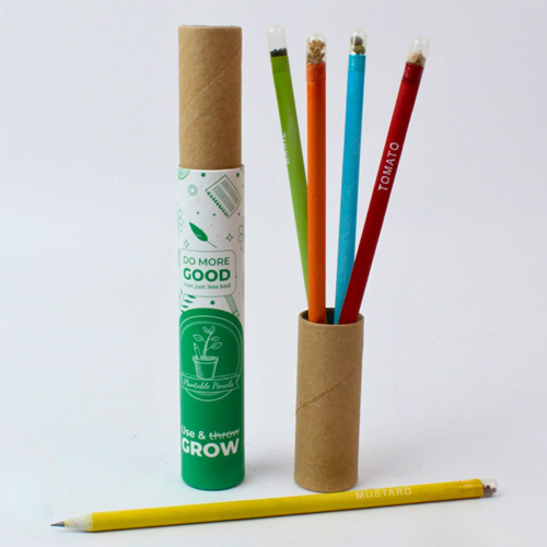 5 Plantable Pencil Set Eco-Friendly-3 5 Plantable Pencil Set Eco-Friendly-3