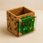 Forest Cork Scape Pen Stand Eco-Friendly