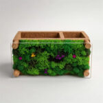 Forest Cork Scape Pen Stand Organizer Eco-Friendly