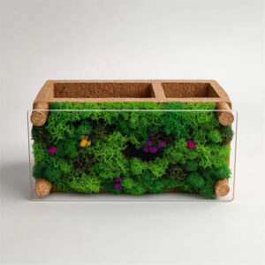 Forest Cork Scape Pen Stand Organizer Eco-Friendly