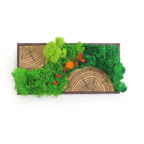 Forest Tile Panorama Frame Eco-Friendly