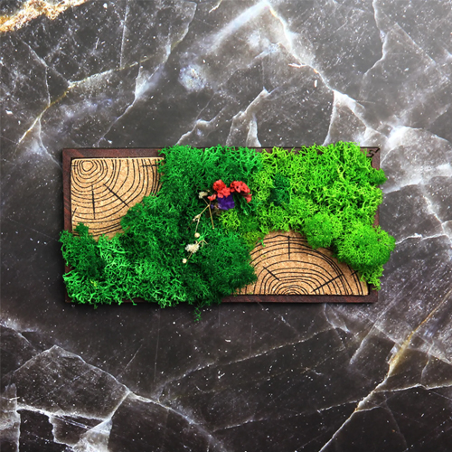 Forest Tile Panorama Frame Eco-Friendly