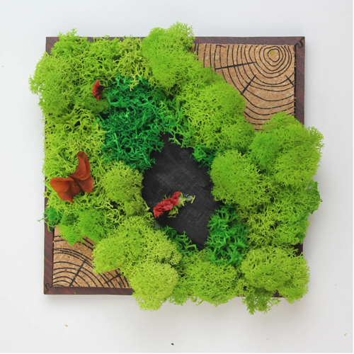 Forest Tile Square Frame Eco-Friendly