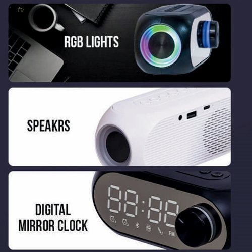 GlowBeat Table Clock