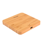 Pine 15W Square Bamboo Wireless Charger