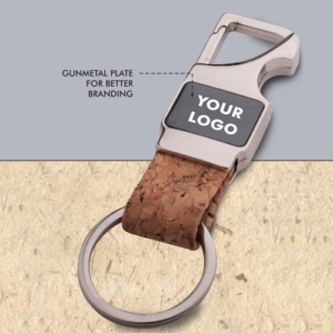 Rectangle Hanging Metal Keychain