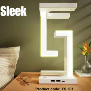 Sleek Wireless Charger and Table Lamp