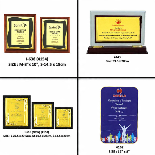 Awards, Certificates & Momentos Awards, Certificates & Momentos