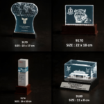 Corporate Award Crystal Trophies