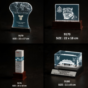 Corporate Award Crystal Trophies