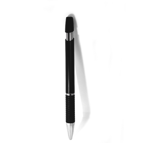 Plastic Pen Click Black and Sliver