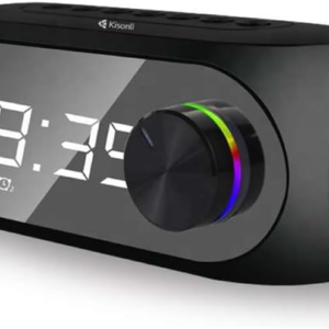 Best Bluetooth Speaker Alarm Clock – GlowBeat RGB Mirror Clock