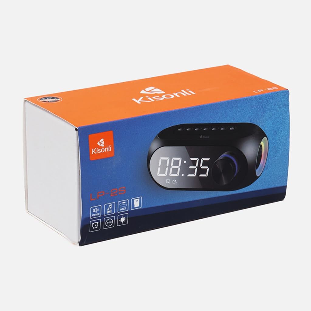 Best Bluetooth Speaker Alarm Clock – GlowBeat RGB Mirror Clock