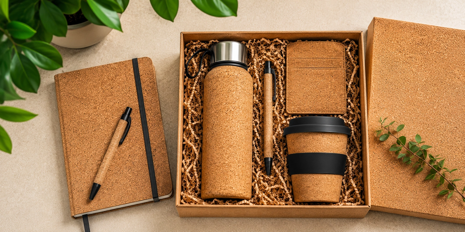 Eco-Friendly Cork Gift Sets