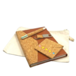 Eco-Friendly Cork Gift Set of 4 in Canvas Pouch
