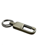 Titan: Premium Rectangular Keychain with Carabiner | Double Keyring | Large Branding Area